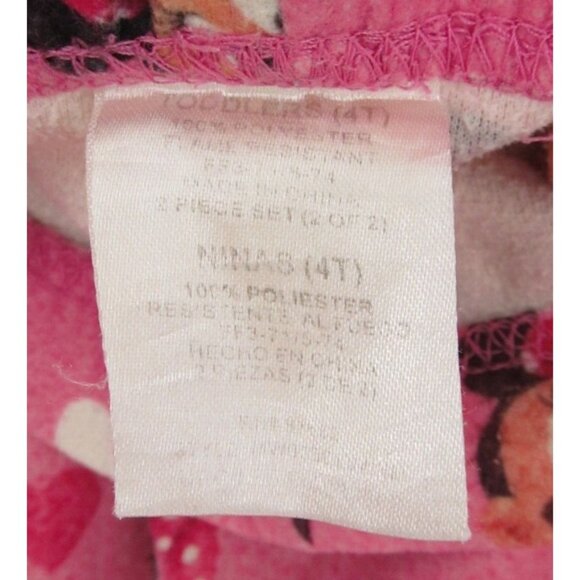 Vintage Girls Pajama Lot Toddler 4T Pink Purple Disney Carters Hello Kitty Y2K - Picture 13 of 16